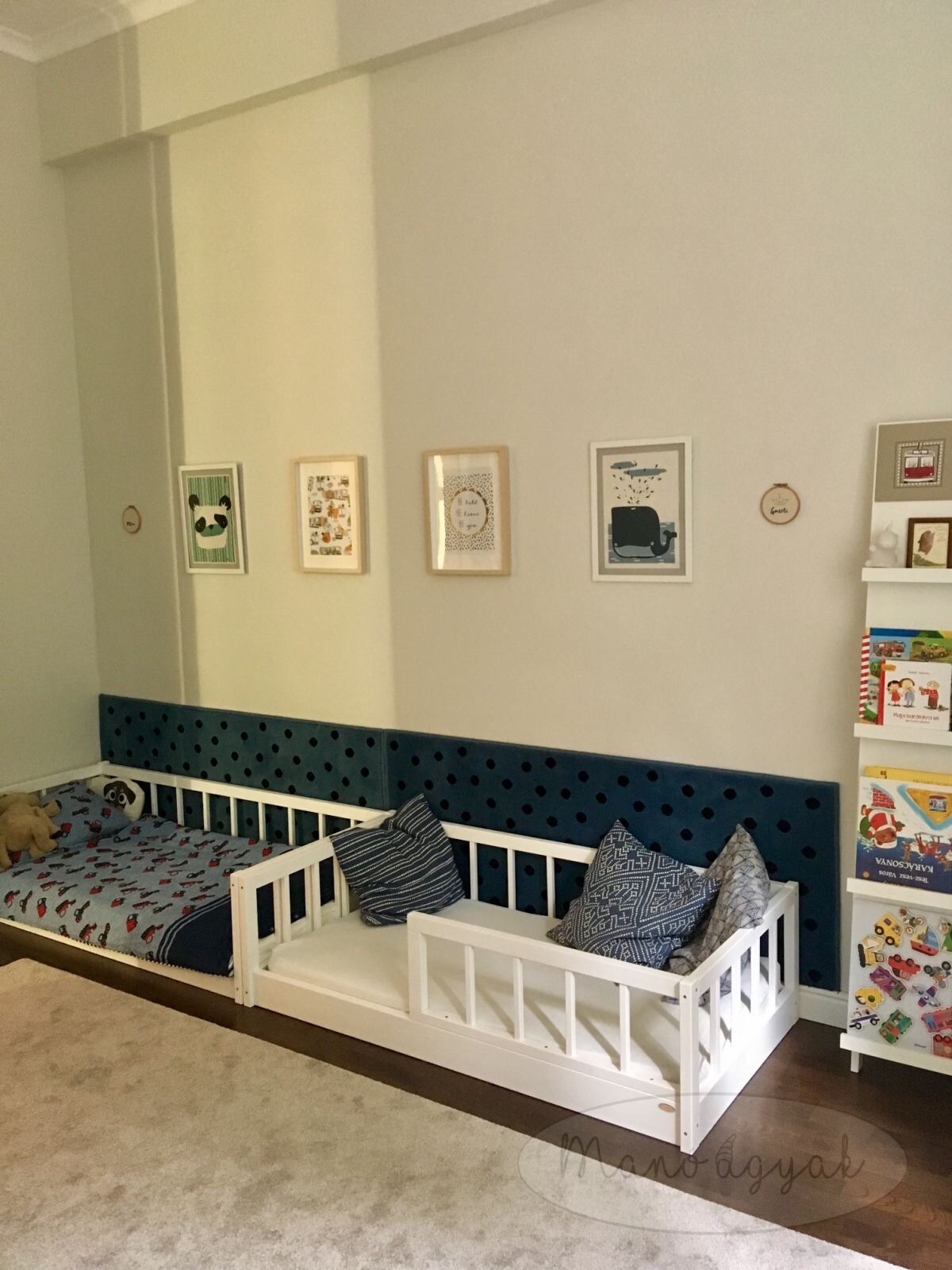 Gyerekágy leesésgátlóval